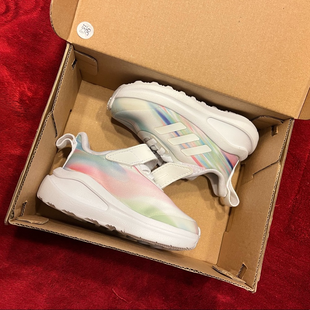 NWOT baby girl adidas sneakers!